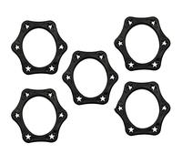 Anillo de protección para micrófono, LQ, industrial, 5 unidades, hexagonales, antideslizantes, protección contra golpes, fundas protectoras antirodantes, soportes para micrófono inalámbrico de mano