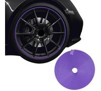 Anillo de protección para rueda de coche, 0,8 cm, 8 m/rollo, tiras de protección para llantas de coche, resistencia a los arañazos, protectores de llantas de aleación anticolisión, cinta protectora