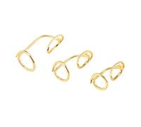 Anillo de punta de uñas Decoración de uñas Clave Ajustable Afectable de uñas Fashion Metal Caile Open Ring para uso diario y ocasiones especiales