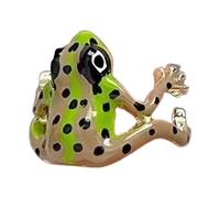 Anillo de rana ajustable, anillo de rana fresco,Lindos anillos con rana de árbol en forma de rana | Banda de dedos abiertos joyería vintage para medias de Navidad, Se référer au descriptif, Consulte