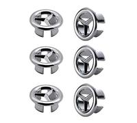 Anillo de Rebose del Fregadero,6 PCS Anillo Hueco Orificio Tapa Redonda Cubierta de Desbordamiento Tapa de Drenaje Hogar Estándar Insertar en el Orificio Tapas para Baño Lavabo de la Cocina Lavabo