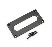 Anillo de recogida 8 Uds anillos de conversión pastilla 92x46mm agujero Humbucker a Metal individuales Inner-70x18mm negro/oro/cromo for guitarra eléctrica(MIX)