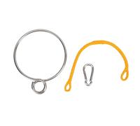 Anillo de recuperación de botes de Klanata 316 acero inoxidable de acero inoxidable de 6 mm de asistencia marina del dispositivo de recuperación del con cuerda y carabinero para