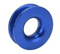 Anillo de Recuperación de Cabrestante, Anillo de Recuperación de Accesorio de Remolque Resistente Al óxido de Aluminio Funcional Liviano para Servicio Pesado para Grillete Suave para(Azul)