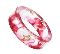 Anillo de resina epoxi de papel dorado, anillo de promesa de resina | Anillo de banda de resina transparente con lámina de oro Instant,Accesorios de desgaste de boda, adornos de joyería elegantes para