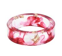 Anillo de resina epoxi de papel dorado, anillo de promesa de resina | Anillo de banda de resina transparente con lámina de oro Instant,Accesorios de desgaste de boda, adornos de joyería elegantes para
