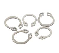 anillo de retención 5-50 Uds GB894 M3-M50 Circlips for eje tipo C anillo de retención Circlip resorte arandela seguridad broche acero inoxidable Para mantenimiento(M12 50pcs)