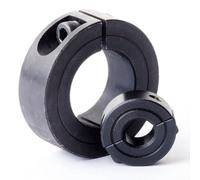 Anillo de retención, abrazadera de cuello dividido de 10 mm a 40 mm, bloqueo de eje resistente de doble división para equipos de maquinaria industrial (10 mm)