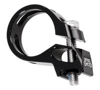 Anillo de retención de abrazadera de palanca de cambios de pulgar de bicicleta compatible con SRAM para X7 X9 para XX 1 para XX1 M5 tornillo de aleación de aluminio (negro)