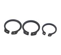 anillo de retención M6 - Circlips negros del acero de manganeso GB894 DIN471 eje 65 M50 for el anillo retención retenedor transporte Para mantenimiento(M20 20pcs)