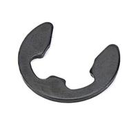 Anillo de retención tipo E 10-100 Uds. Clip E de acero inoxidable 304 m1.2 .5 m2. m3 m4 m5 m6 m12 m15(Black Steel,50pcs M6)