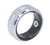 Anillo de Salud Inteligente, IP68 Resistente Al Agua, Conexión, Podómetro, Anillo de Seguimiento de Salud para Mujeres y Hombres, Recargable, iOS (Tamaño 11 20,7 mm/0,8