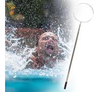 Anillo de seguridad para piscina con poste telescópico, herramienta de gancho de rescate de agua de acero inoxidable para salvar vidas de emergencia, 3,5 m de longitud