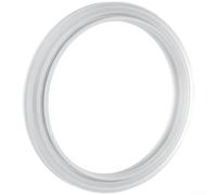Anillo de sellado a base de silicona para máquinas de café espresso, ajuste apretado y resistencia a largo plazo al calor y la presión (10 unidades, blanco)