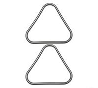 Anillo de sellado a presión Triangular para limpiadores de alta presión Karcher K2 K3 K4 9.081-422.0, metal resistente, 1/2/4/5/10 unidades a elegir para limpieza de jardín y exterior (2 unidades)