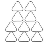 Anillo de sellado a presión Triangular para limpiadores de alta presión Karcher K2 K3 K4 9.081-422.0, metal resistente, 1/2/4/5/10 unidades a elegir para limpieza de jardín y exterior (10 unidades)