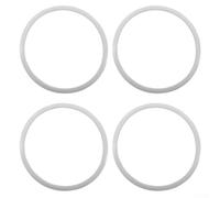 Anillo de Sellado Claro para Olla Express 26cm Junta Silicona Repuesto Goma Aluminio Calor Cocina Segura Flexible(A 26cm)