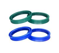 Anillo de sellado de aceite de cilindro hidráulico de poliuretano, junta de anillo de sellado tipo YXD/IDU/Y/U for ejes de varilla de pistón, ID de 6-200mm(3pcs,150 x 166 x 18mm)