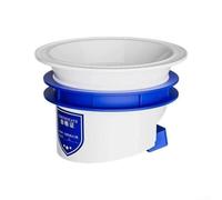 Anillo de sellado de brida de inodoro de perfil extendido diseñado para un flujo de agua de alto volumen y aislamiento eficaz de gas de alcantarillado en tuberías de 110 mm