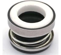 Anillo de sellado de carbono cerámico para eje, Sello mecánico de bomba agua for eje 10/12/14/17 mm, cerámica, carbono, NBR, acero inoxidable(17mm)