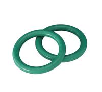 Anillo de sellado de FKM verde, diámetro de alambre de 5 mm, diámetro exterior de 33 mm, juntas tóricas de caucho fluorado, 5 unidades