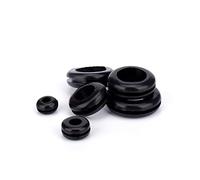 Anillo de sellado de goma de 20 piezas de espesor, junta de ojal de sellado de aceite para proteger el agujero del Cable de alambre, anillo de protección, arandela de cuña, Hardware (Size : 20MM)