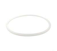 Anillo de sellado de goma de silicona transparente para olla a presión de aluminio de 22-32 cm, anillo de sellado de repuesto inodoro de alta temperatura, blanco (28 cm)