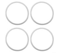 Anillo de sellado de silicona de repuesto para ollas de aleación de aluminio, sello de goma transparente para una seguridad óptima en la cocción (A 26 cm)