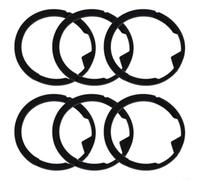 Anillo de sellado de silicona para Breville para BARISTA Express Pro Touch Smart Grinder Pro, pieza de repuesto para molino de café expreso, negro, 2 unidades (6 unidades)
