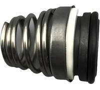 Anillo de sellado mecánico, sello eje bomba agua, con resorte bobina simple, serie 155 SiC-SiC-FKM 10-45 mm (1 pieza)(45MM)
