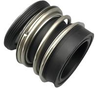 Anillo de sellado mecánico, sello eje bomba agua, MG12 con resorte bobina simple, resistente a la abrasión for (1 pieza)(55MM)