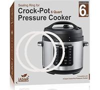 Anillo de sellado original compatible con olla a presión Crock-Pot y junta de repuesto de olla a presión de 6 cuartos para olla de cocción de 6 cuartos de galón, anillo de sellado de silicona - 2