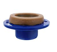 Anillo de Sellado para Reparación Junta de Cera y Brida para Inodoro | Material ABS y Cera, Incluye Kit de Tornillos para Asiento, Adecuado para Bricolaje y Reparación en Baño