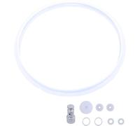 Anillo de sellado universal de silicona para olla a presión, junta de goma, flotador y sellador de repuesto para ollas a presión eléctricas (5-6 cuartos de galón)