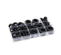 Anillo de sello de goma de 133 piezas de espesor, arandela de sello de aceite for proteger el orificio del cable de alambre, junta de anillo protectora, hardware