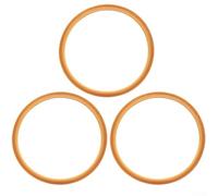 Anillo de sello de silicona para olla a presión, junta de repuesto anillo de goma transparente para ollas de presión de aleación de aluminio para el hogar de 18-32 cm (B18 cm)