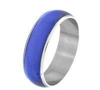 Anillo de sentimiento emocional sensible al calor, 12 cambios de color, banda infinita, tamaño 9, Medium, Plástico