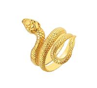 Anillo De Serpiente Simple De Acero Inoxidable para Hombres, Mujeres, Punk Hip Hop, Anillo De Moda para Parejas, Anillo De Oro para Hombres, Joyería