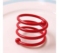 Anillo De Servilleta 12 Piezas De Servilletero De Primavera Rojo De Navidad Servilleteros De Decoración De Mesa Servilleteros