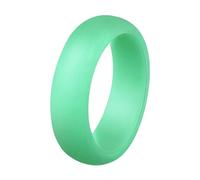 Anillo de silicona de 5,7 mm y joyería americana para mujer, anillo de pareja, accesorios deportivos con purpurina, anillo de amigos, B, Gel de sílice, Sin piedras preciosas