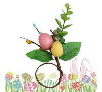 Anillo de soporte de hebilla de servilleta - Porta servilleta de Pascua, suministros de fiesta de hebilla de serva, decoración de primavera para plantas artificiales, decoración de Pascua para matriz