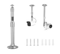 Anillo de soporte para cámara de 20 a 40 cm, ajustable, para techo y pared con rosca de 1/4 pulgadas para cámara de vigilancia, cámara anilla, mini proyector, cámara digital y videocámara, soporte