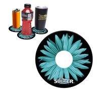 Anillo de succin de flores azules de l'iL: anti -derrames que no se ponen en espritu pueden beber para botes camiones de casa y al aire libre: aseg