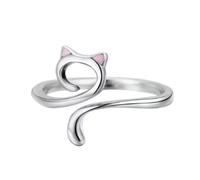 Anillo de tensión ajustable Crochet Yarn 4 Pack De Anillos Inglés, A, Aleación de cinc, Sin piedras preciosas