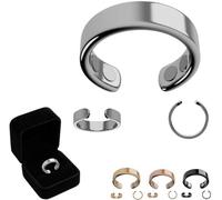 Anillo de terapia magnética para mejorar la calidad del sueño, Resina, No.