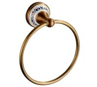 Anillo de Toalla, Percha de latón Antigua, Accesorios de Cocina de baño, Soporte de Toallas, diseño cerámico