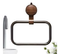 Anillo de Toallas de baño - Soporte de Pared con Taza de succión Anti -recolección, Bar sin perforación | Accesorios Organización de la Cocina de la Cocina | para el Inodoro del Restaurante del Hotel