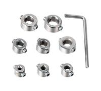 Anillo De Tope De Taladro De 8 Piezas, Llave Hexagonal De 1 Pieza, Caja De Almacenamiento De 1 Pieza, Juego De Anillos De Posicionamiento Para Taladros De Carpintería