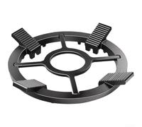 Anillo de wok profesional de hierro fundido, rejilla de quemador reforzada para evitar que la olla se deslice Optimizar la llama se adapta a cocinas de gas de 4/5 garras, clasificación de 1200 °C