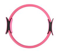 Anillo de Yoga, Anillo de Entrenamiento Estable de Doble Manejo Pilates Ring para Casa para el Gimnasio para la Oficina (Rosado)